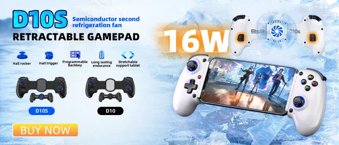 VILCORN D8 Gaming Dual-Hall-Effekt RGB Controller Streaming Gamepad für Tablet Android PS4 Switch PC Joystick