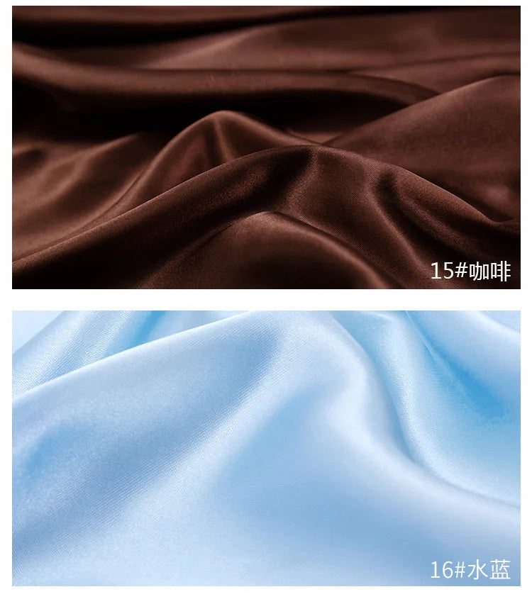 0.5m/1m/5m Satin Lining Fabric For Sewing Dress Lining,Pajamas,Decoration Cloth Tablecloth Decorative Fabric Handmade DIY Fabric