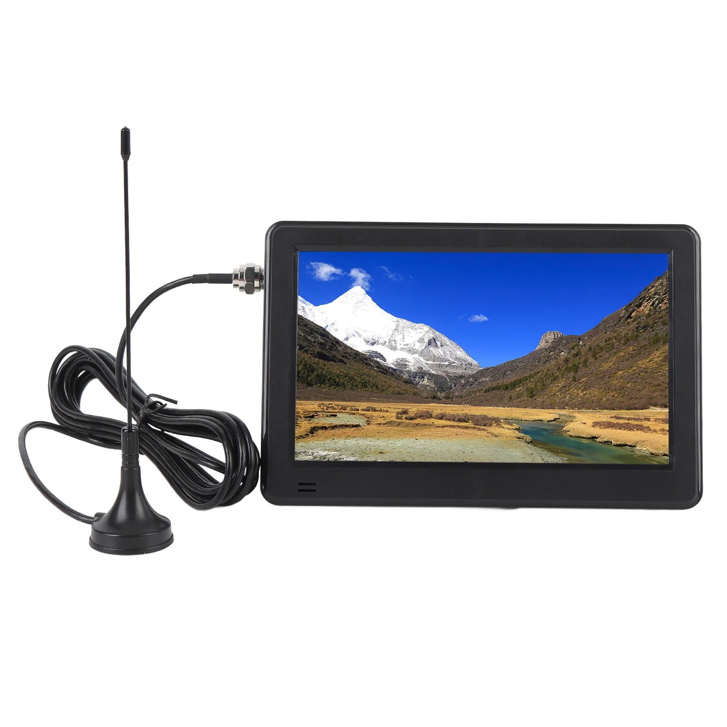 Small Digital TV 6 Inch Rechargeable Color  LED  Digital Television Radio Support High Sensitivity Tuner for Camping