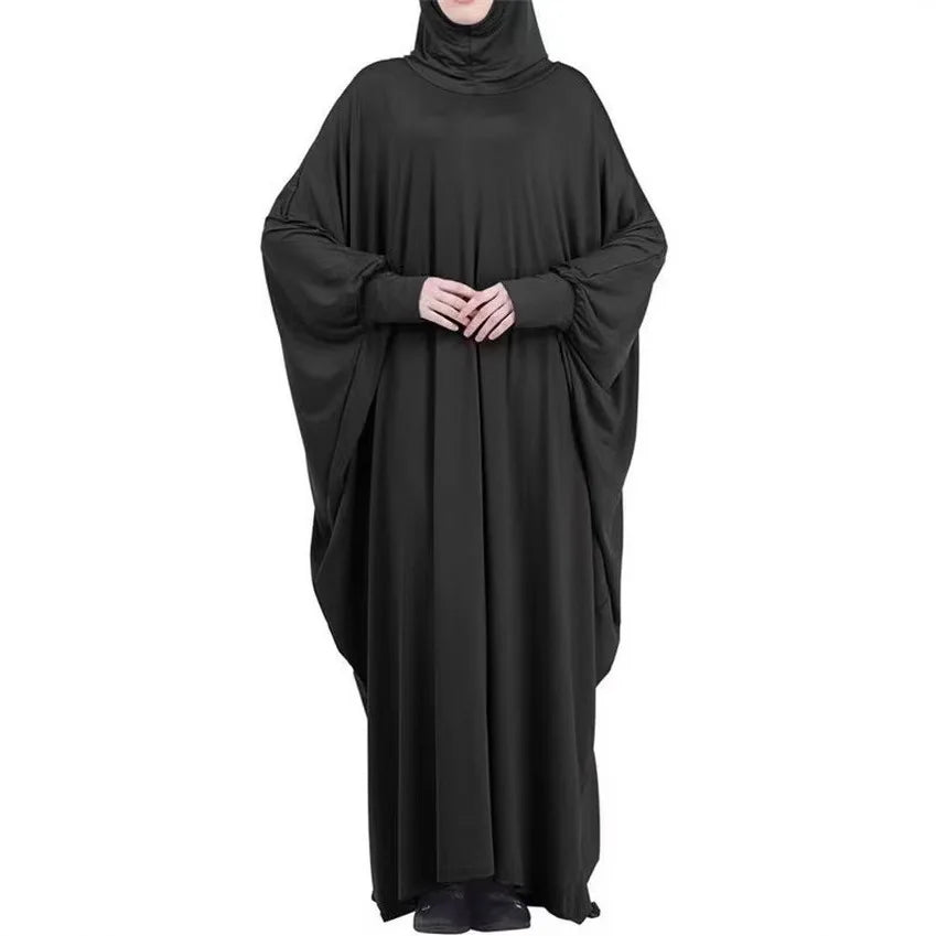 2025 Nouvel Abaya Musulman à Capuche de l'Aïd du Ramadan pour Femmes, Robe de Prière Amira Une Pièce, Robe Hijab Turque, Caftan, Vêtement Maxi Long