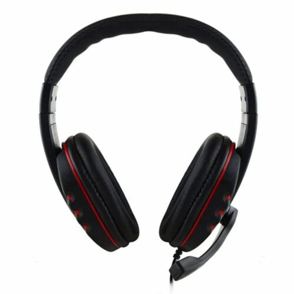 Écouteurs casque gaming filaire 3,5 mm pour PS4 Playstation 4 Jeu PC Chat Ordinateur avec microphone