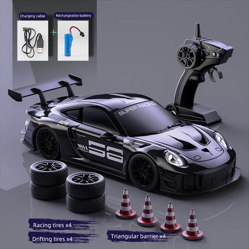 Voiture Télécommandée 4x4, 2.4G Radio Haute Vitesse, Drift Racing, Camion Rapide RTR, Jouet Cadeau pour Enfants