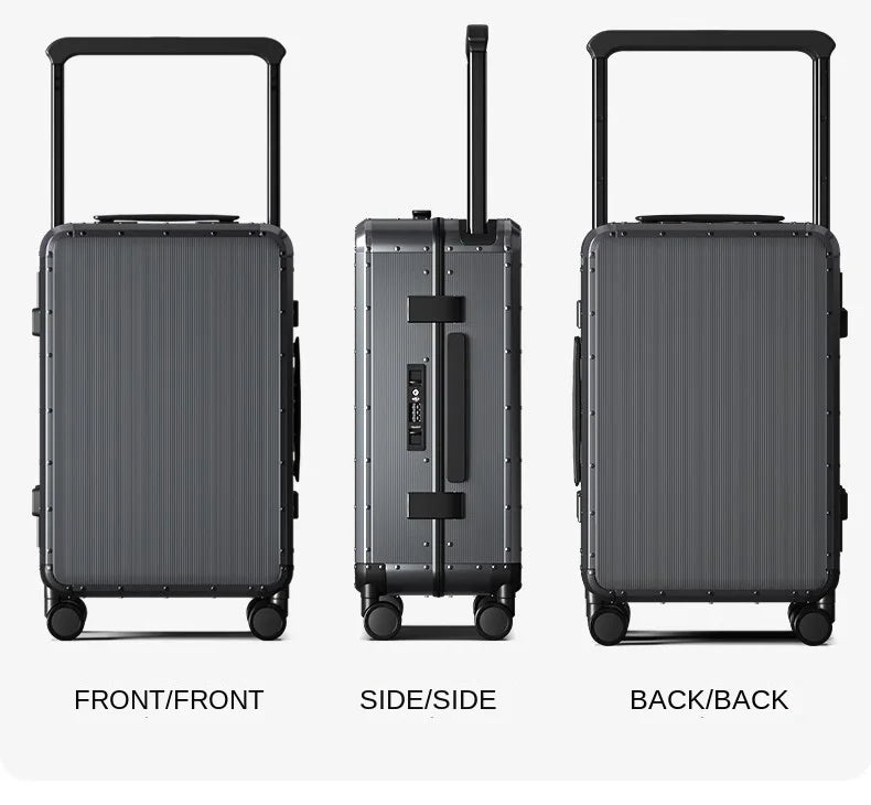 20/24 inch All aluminum-magnesium alloy Travel Suitcase Carry-On Luggage Trolley Case With Wheels Business Boarding Box
