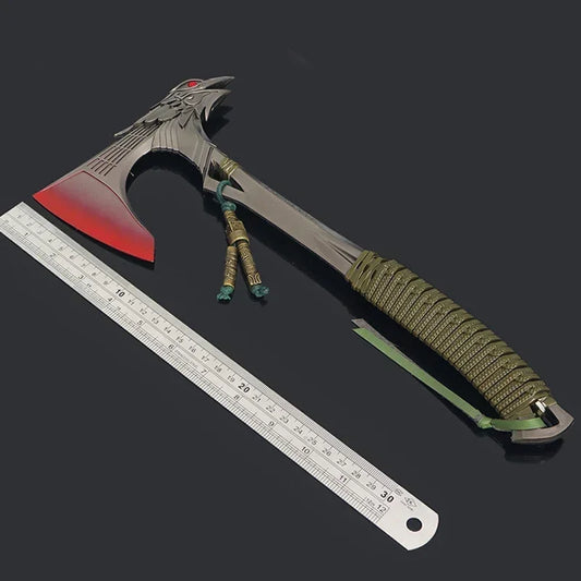 35cm Apex Legends Weapon Raven Bite Bloodhound Heirlooms Game Axe Metal Model Katanas Anime peripheral Swords Cospaly Gifts Toys