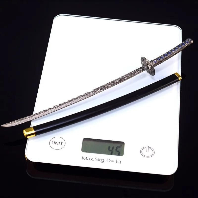 26cm Shadow of The Stars Sword Japanese Game Keychain Weapon Model Katana Accessorie Keychain Ornaments Gifts Crafts Collection