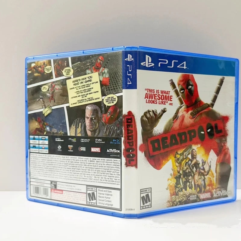Second Hand PS4 Game CD Dead Pool Sony Playstatio4 Playstation4 Game Card SONY Ps4 Games Dead Pool