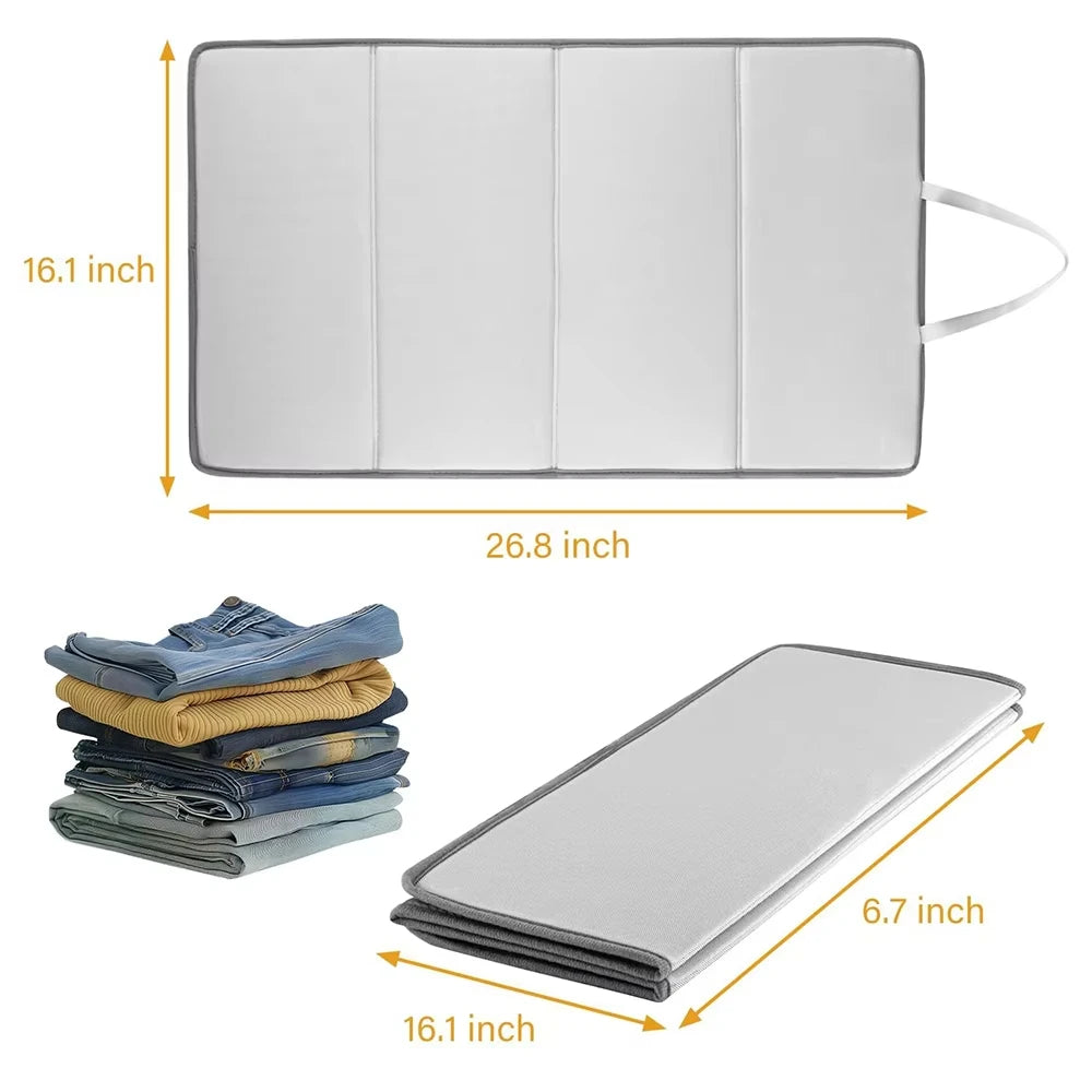 Portable Ironing Mat Hanging Ironing Board Heat Resistant Travel Clothes Protector Board Steamer for Clothes Neatness