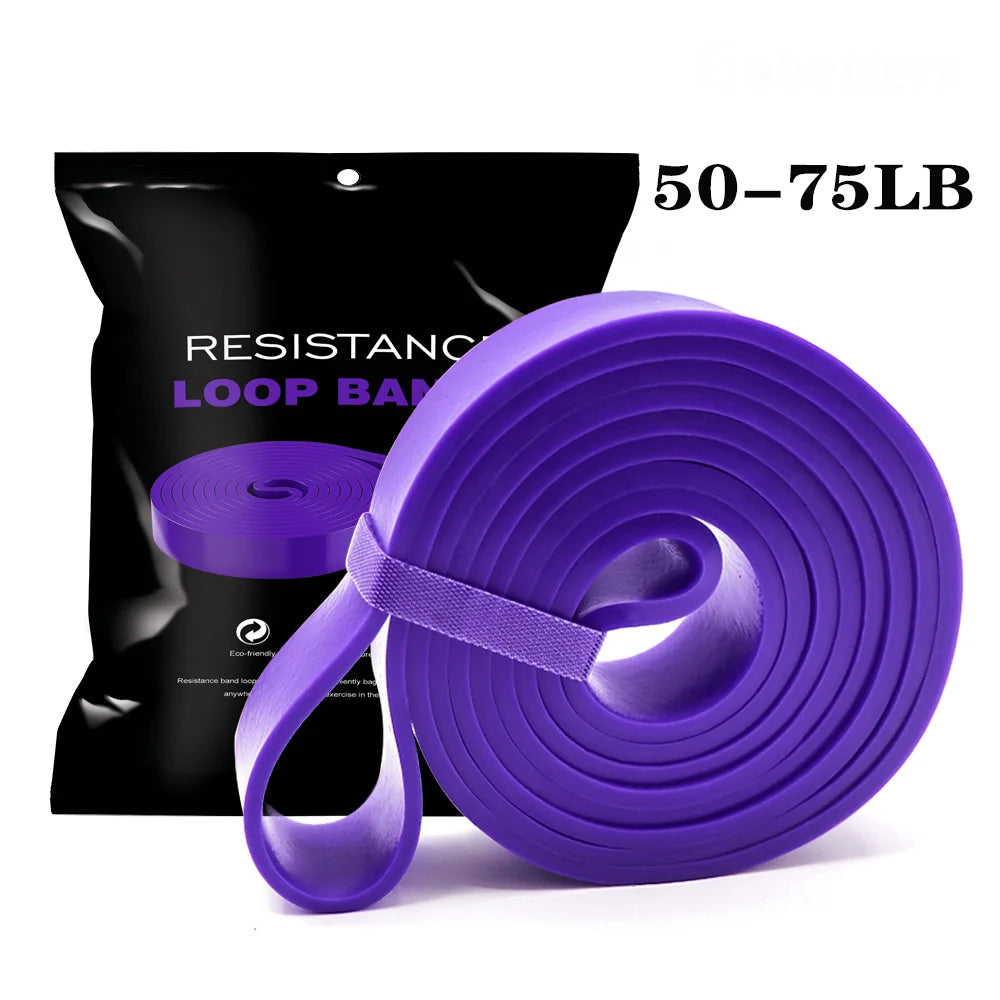 7 niveaux de bande de résistance robuste Agilité Entraînement Équipement de gymnastique Accessoires de yoga Pilates Bande élastique Gymnastique à domicile
