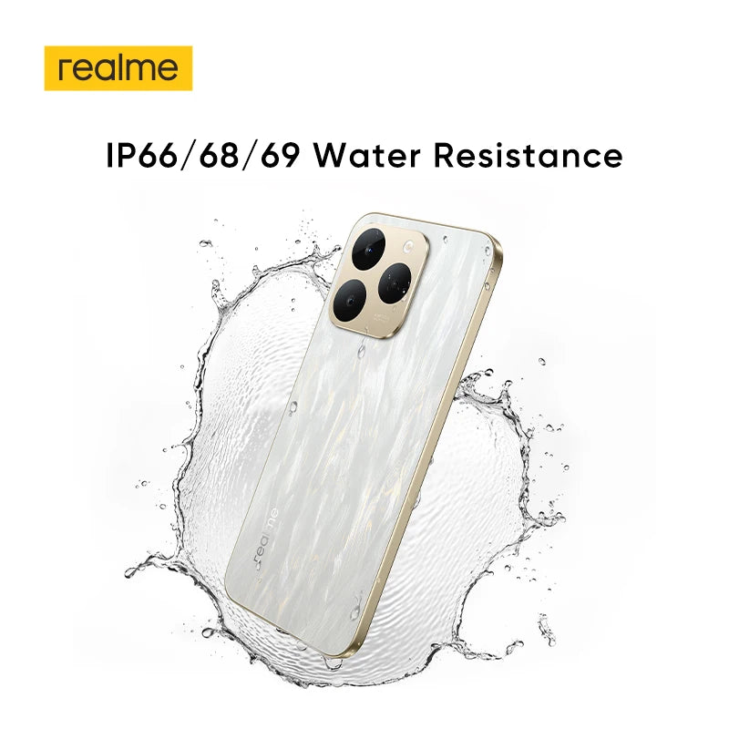 realme 15T 5G Smartphone NFC Dimensity 6400 Max Chipsatz Zwei 50MP Kameras 6.57" 120Hz AMOLED Display 7000mAh Akku 60W Ladung