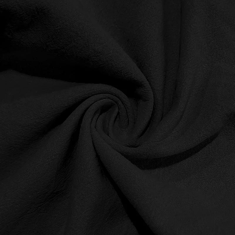 2024 neue Baumwoll-Leinen-Hose für Herren, große Größe, lässig, einfarbig, Schnürung