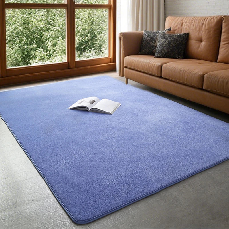 VIKAMA Tapis Moderne en Velours de Corail Doux Antidérapant pour Salon Chambre Grand Tapis de Jeu pour Enfants Tapis de Sol pour la Décoration Intérieure