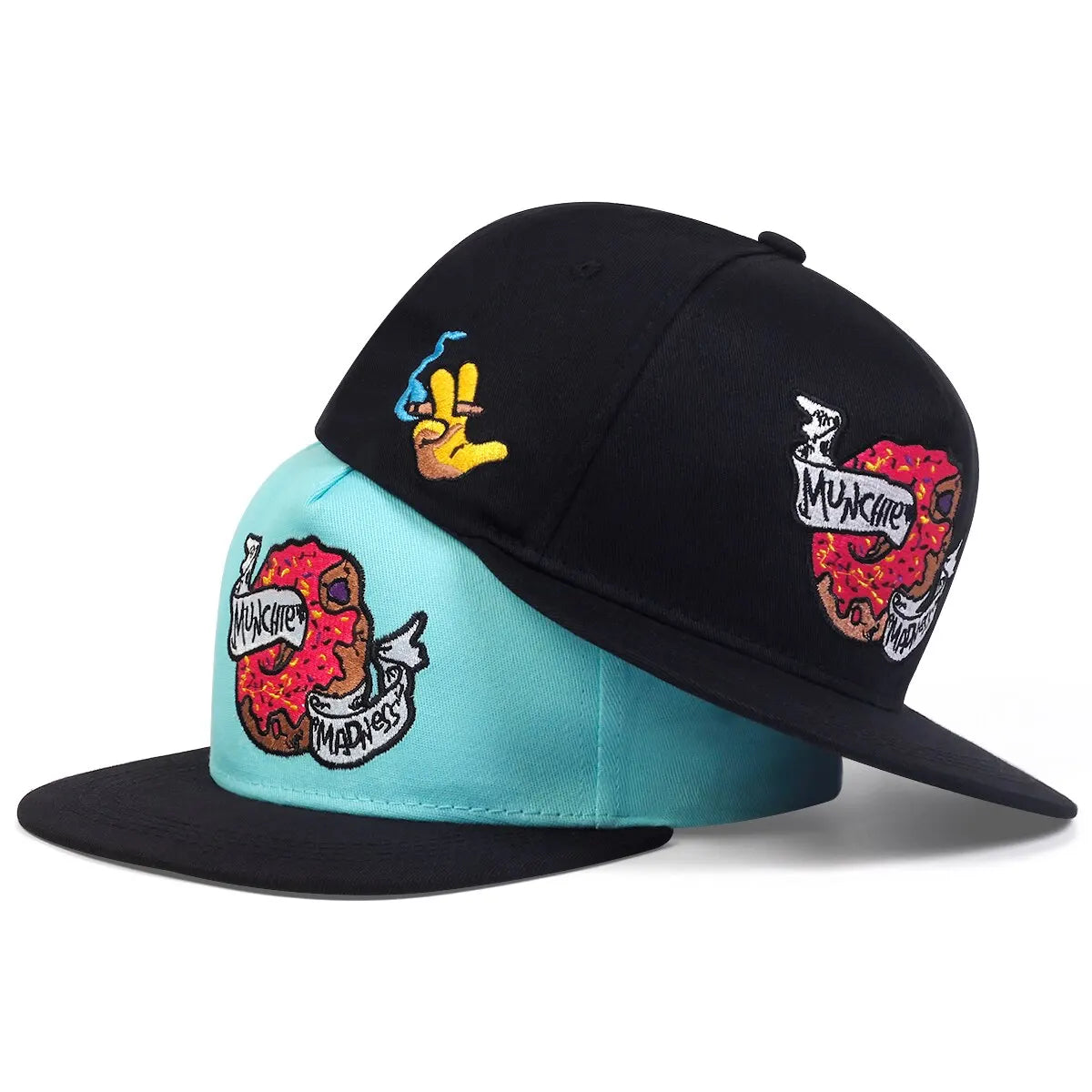 Unisex Donut Stickerei Hip-Hop Mützen Outdoor Verstellbare Freizeit Baseball Caps Sonnenhut