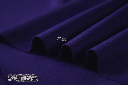 Space Cotton Fabric Thin Clothing Designer Four Sided Elastic Wholesale Cloth Diy Sewing Polyester Spandex Material