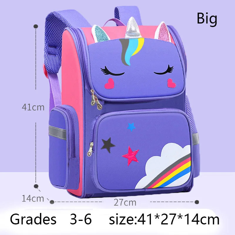 Kinderrucksack für Mädchen Einhorn Kinderrucksack Regenbogenaugen Schultasche Teenager Mädchen Rucksack für Reisen Wasserdicht Mochilas