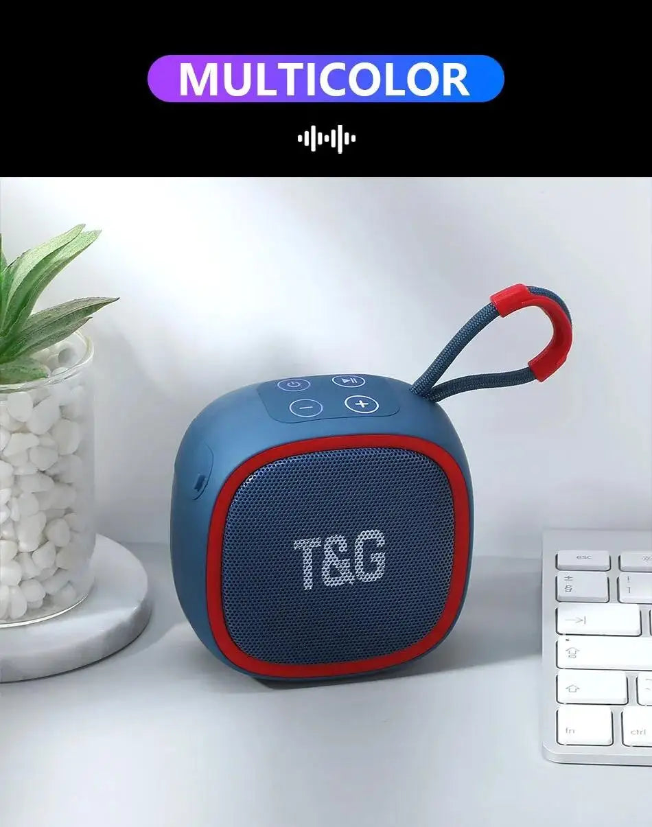 Portable Bluetooth Speaker Radio FM Mini Wireless Waterproof Subwoofer Sound Box Music Caixa De Som Small Woofer Column Bass Mp3