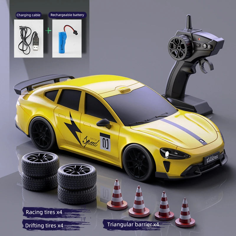 Voiture Télécommandée 4x4, 2.4G Radio Haute Vitesse, Drift Racing, Camion Rapide RTR, Jouet Cadeau pour Enfants