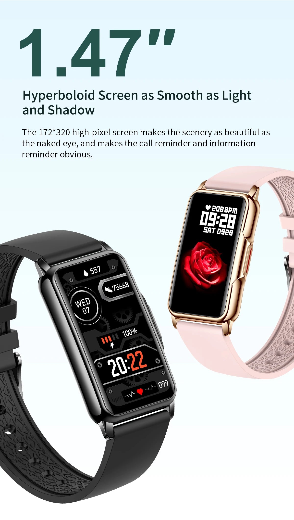 Für Android IOS Smart Armband Frauen Smartwatch Männer Herzfrequenz Blutsauerstoff Wasserdicht Sport Smart Band Uhr Für Damen +Geschenk