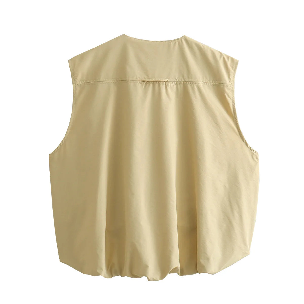 DUOPERI Damen Mode Lockere Ärmellose Weste O-Ausschnitt Weibliche Schicke Freizeit-Oberteile Tank-Top