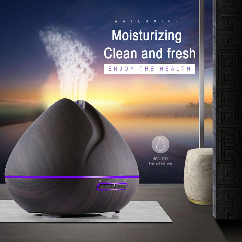 Aroma-Diffusor Ätherisches Öl Aromatherapie Ultraschall-Luftbefeuchter Automatische Fernbedienung Luftbefeuchter 300 500 1000ml