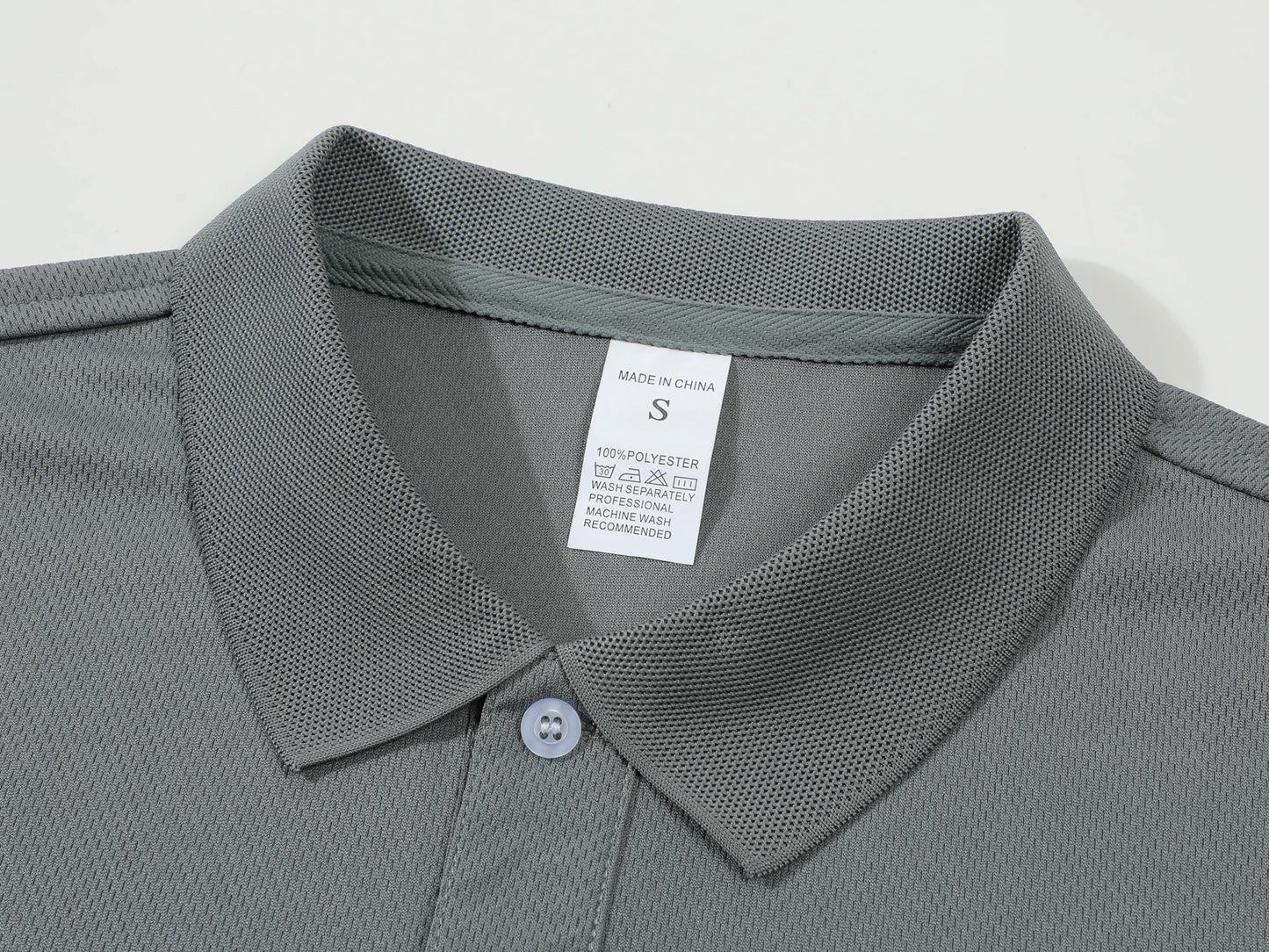 2025 Solid color polo shirt ultra-light men's quick-drying breathable sweat-wicking shirt suitable for fitness gym and running