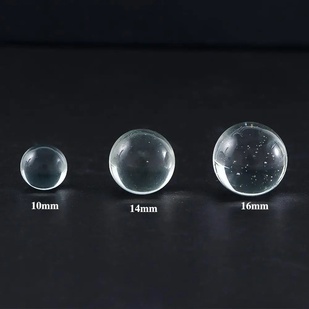 20 pièces/paquet Billes en verre transparentes pleines de 10 mm, 14 mm, 16 mm pour lance-pierre, piste à billes et jeux de billes traditionnels