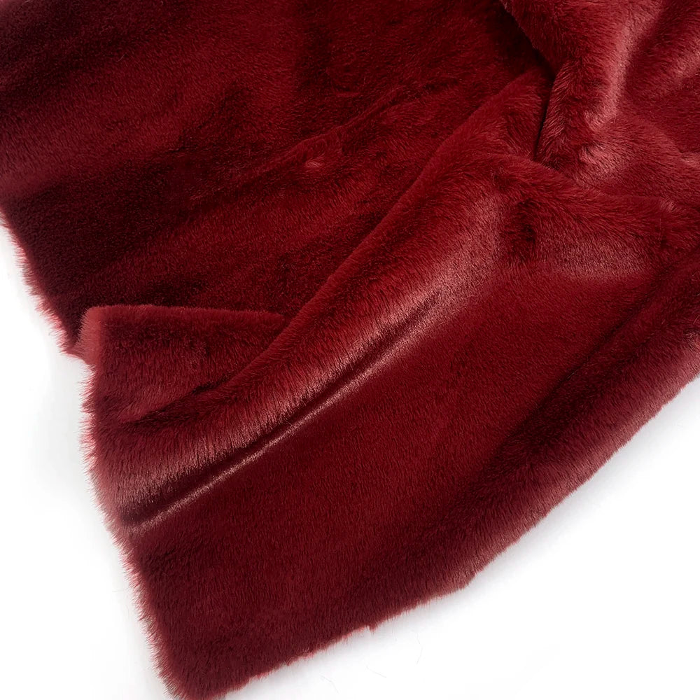 10mm Pile Length Fur Fabric Polyester Imitation Fur Fabrics Handmade DIY Encryption Thickening Fake Rabbit Hair Fur Plush Fabric