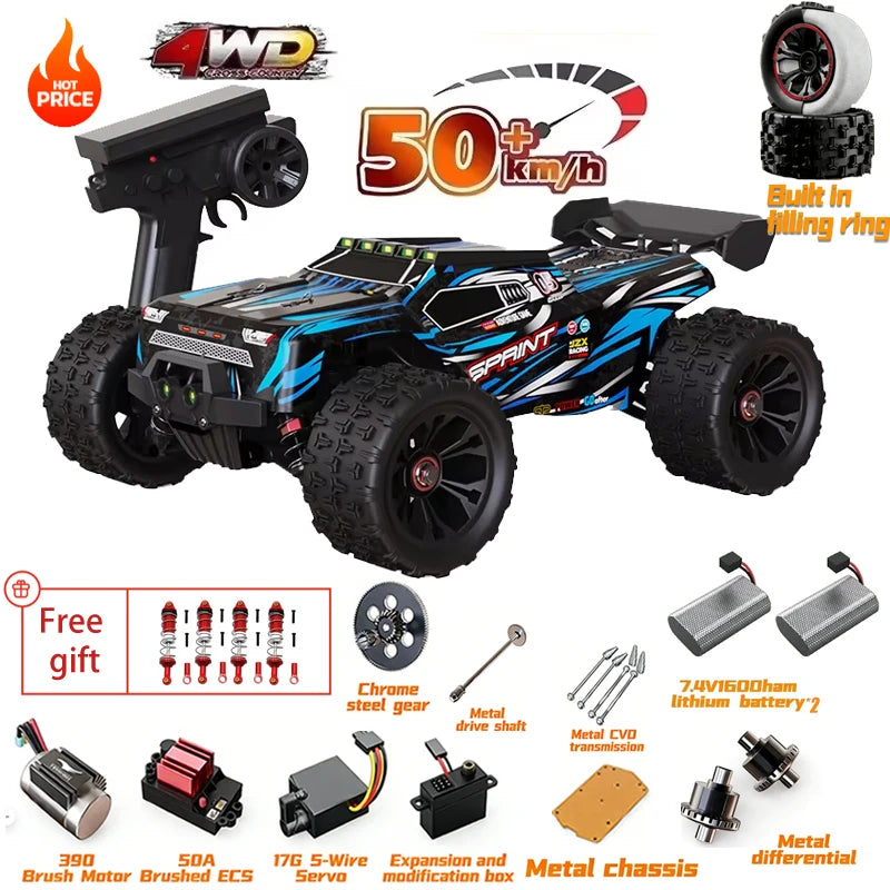 SG116MAX SCY9522 1:16 High Speed Drift Racing 80KM/H Brushless Motor 4WD 9522PRO 50KM/H RC Car Off Road Car Toys For Kid Gift