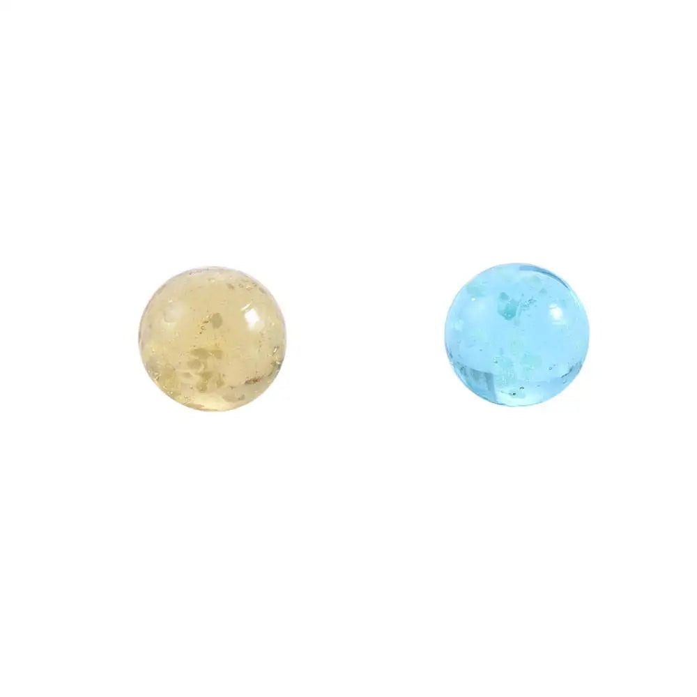 10 pièces/paquet Billes en verre lumineuses dans l'obscurité Billes en verre non poreuses Bille en verre pour aquarium 10 pièces/paquet 16 mm