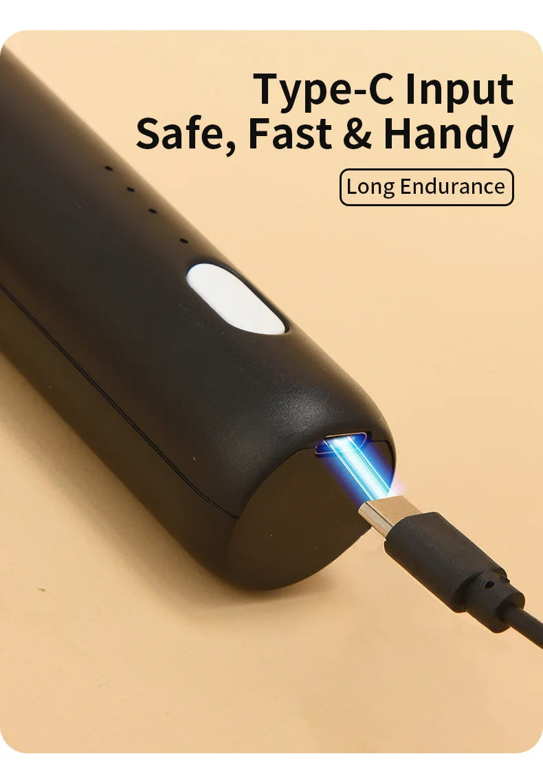 CHAUD Mousseur à lait électrique + Fouet à œufs Recharge sans fil Type-C 3 vitesses Mini batteur à main Mousseur à café Outils de cuisine