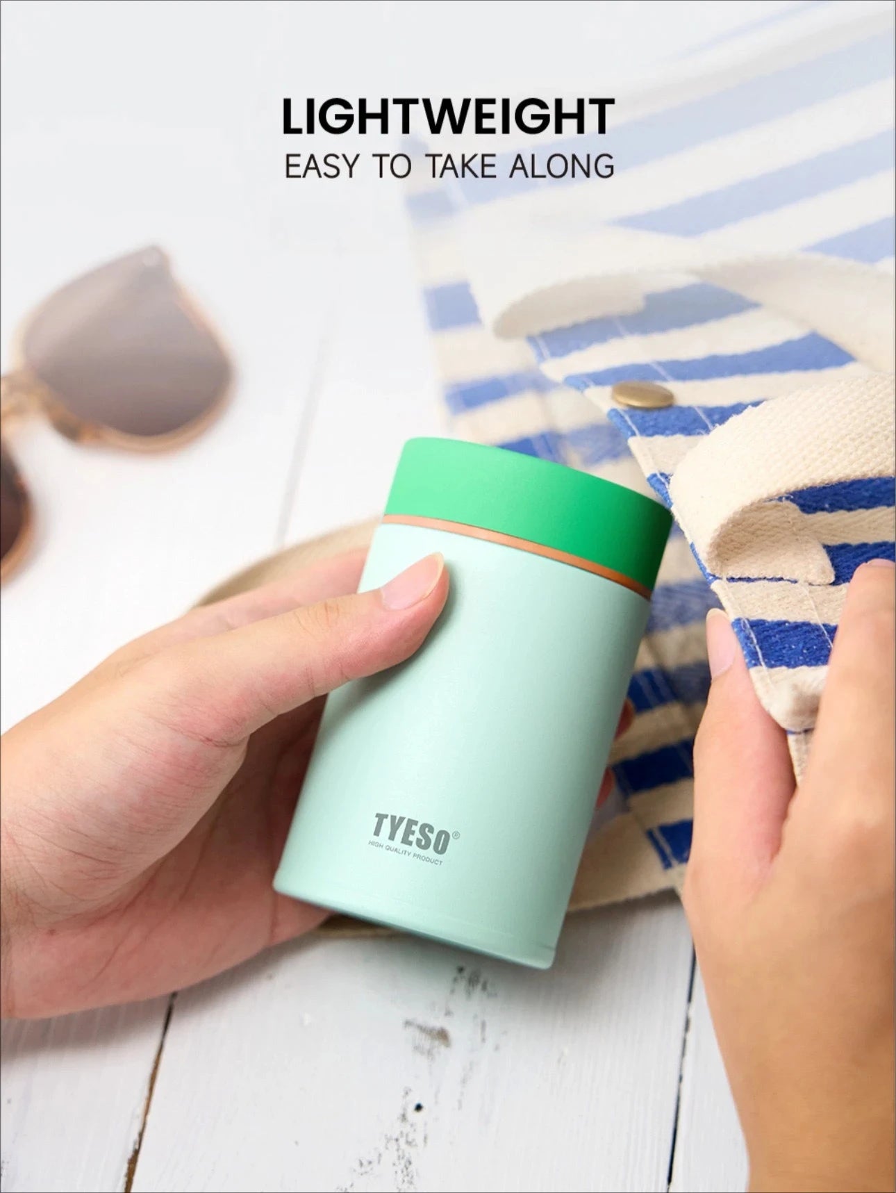 Tyeso 200ml Thermoses Stainless Steel Thermal Insulated Food Jar Lunch Box Office Meals Vacuum Flasks Portable Breakfast Cup