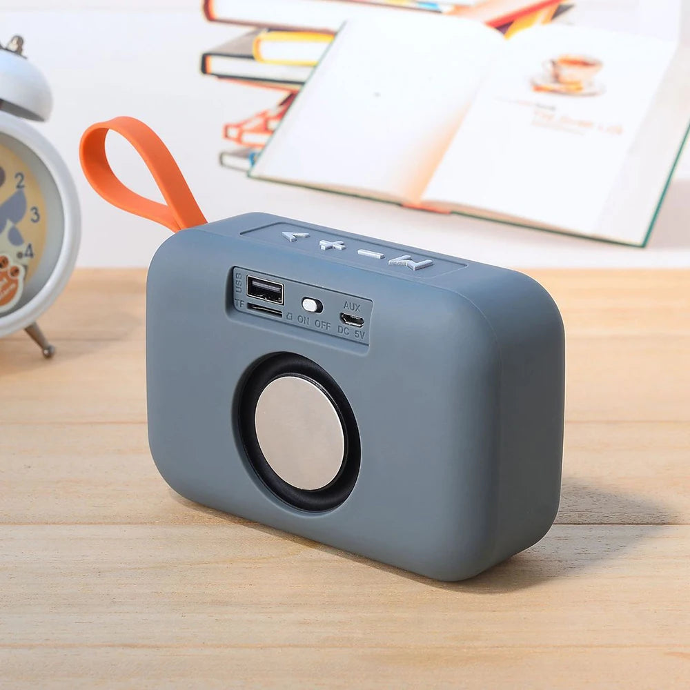 Portable Bluetooth Speaker Radio FM Mini Wireless Waterproof Subwoofer Sound Box Music Caixa De Som Small Woofer Column Bass Mp3