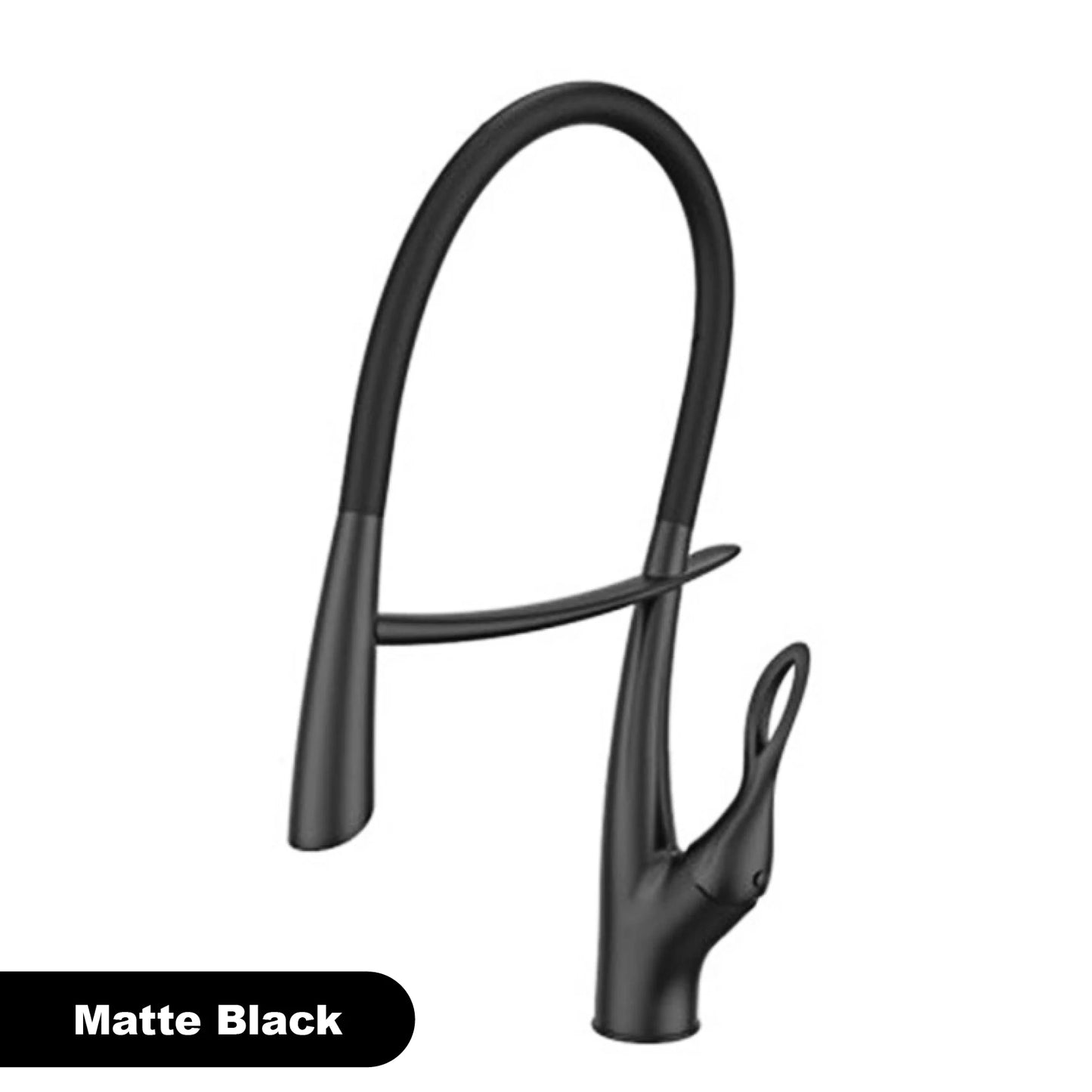 Mitigeur de cuisine Gestan en laiton brossé doré avec interrupteur tactile, cartouche céramique monotrou, robinet d'évier eau chaude et froide