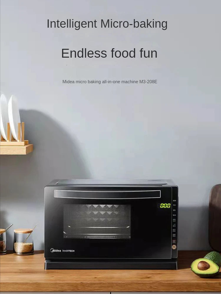 20L Midea M3-208E Mikrowelle Intelligente Mikrowellen Multi-Funktions-Konversionsplatte Mikrodampfbacken Integriert