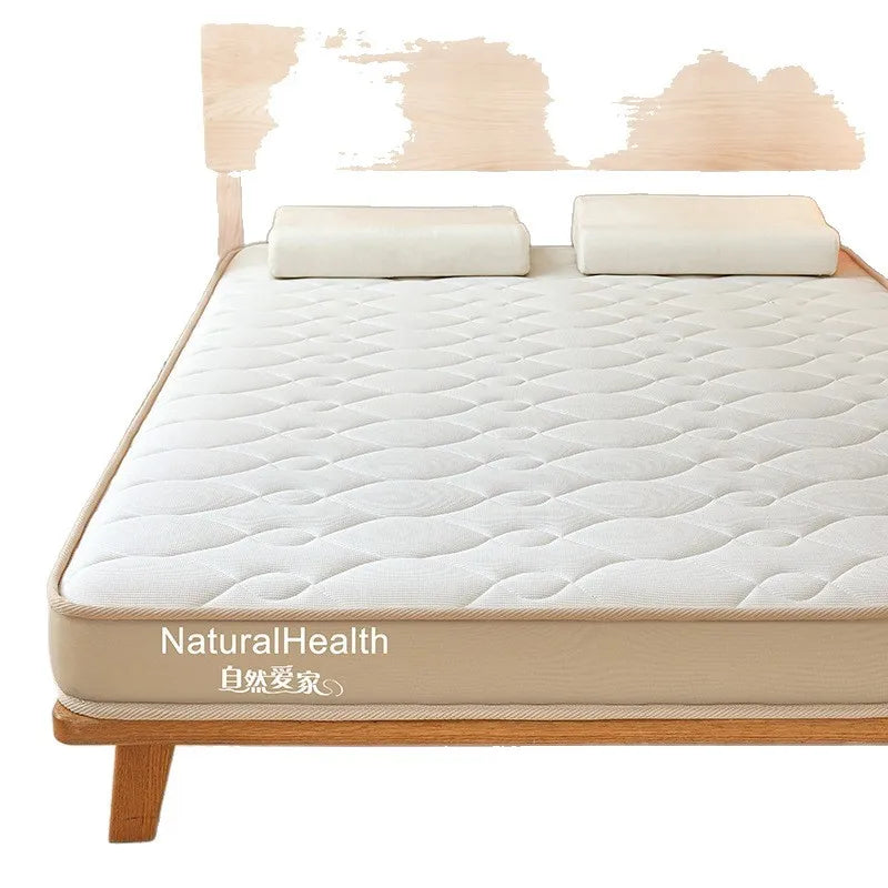 Naturlatexmatratze für Zuhause Schlafzimmer Tatami Memory-Baumwollauflage Gepolsterte Mietwohnung Einzelzimmer Studentenwohnheim Verdickt