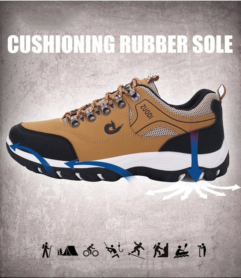 Chaussures de Randonnée pour Homme Camping Course Marche Jogging Baskets Bottes Imperméables Antidérapantes Chaussures de Sport Zapatos Hombre