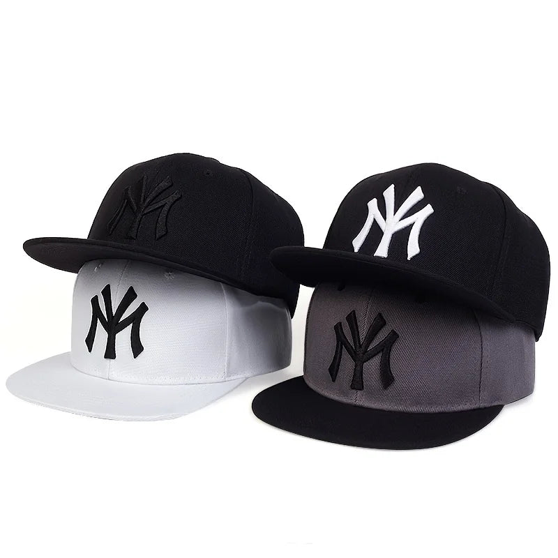 Unisex Buchstaben-Stickerei Hip-Hop Mützen Verstellbare Freizeit-Baseballkappen Sonnenhut