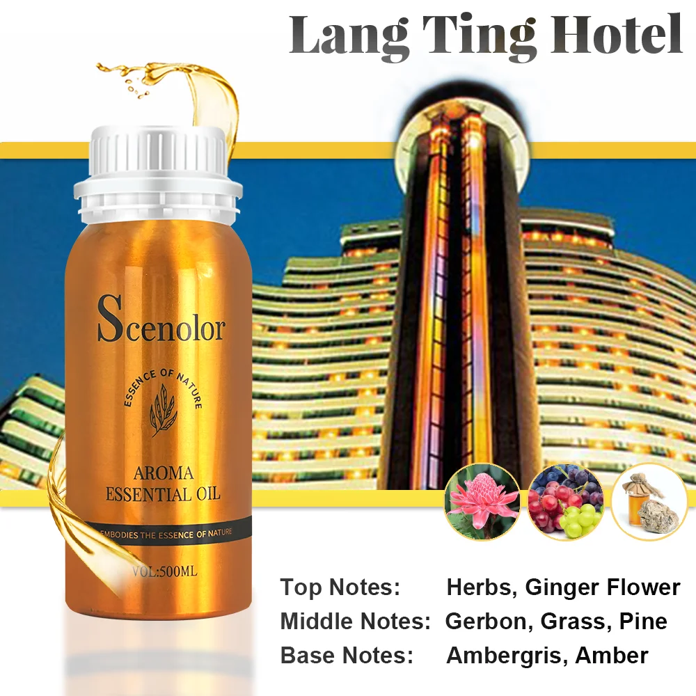 500ML Hotel Room Fragrance Diffuser for Home Air Freshener Scenting Device Air Purifier Humidifier Car Essential Oil Refil