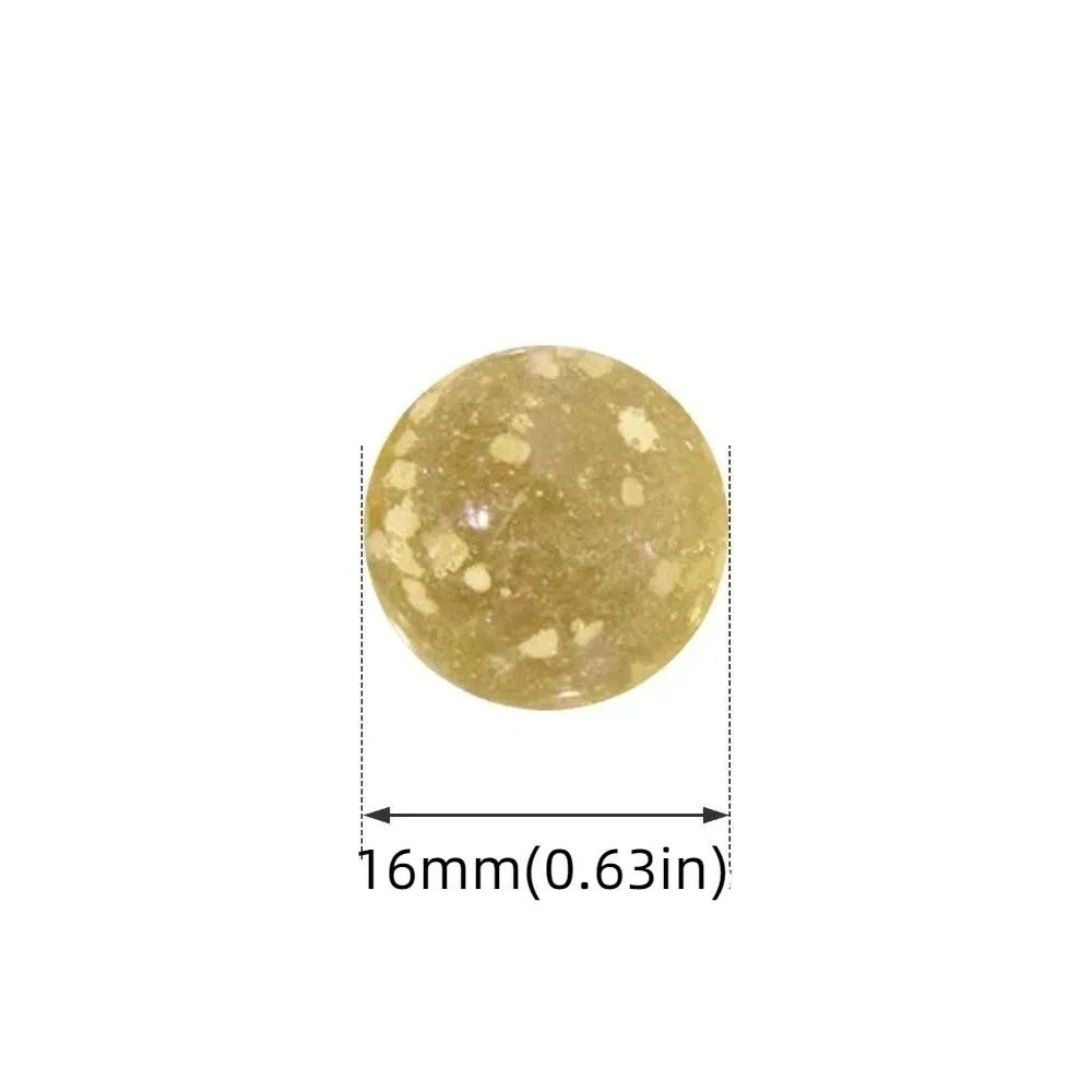 10 pièces/paquet Billes en verre lumineuses dans l'obscurité Billes en verre non poreuses Bille en verre pour aquarium 10 pièces/paquet 16 mm