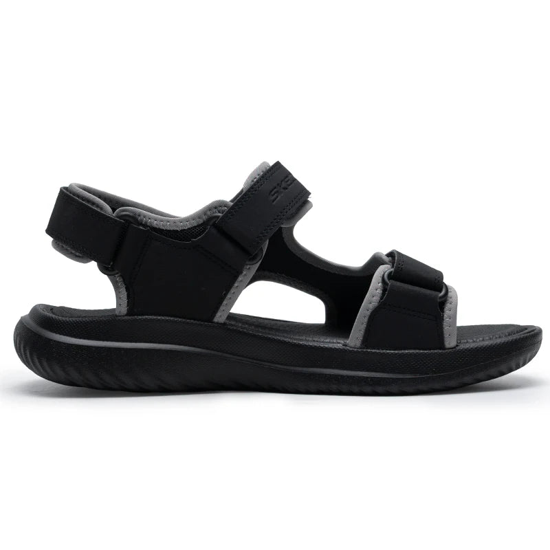 Skechers Men's Casual Comfortable Sports Sandals Beach Shoes Bathroom Sandals Casual Slippers 232893-Bbk