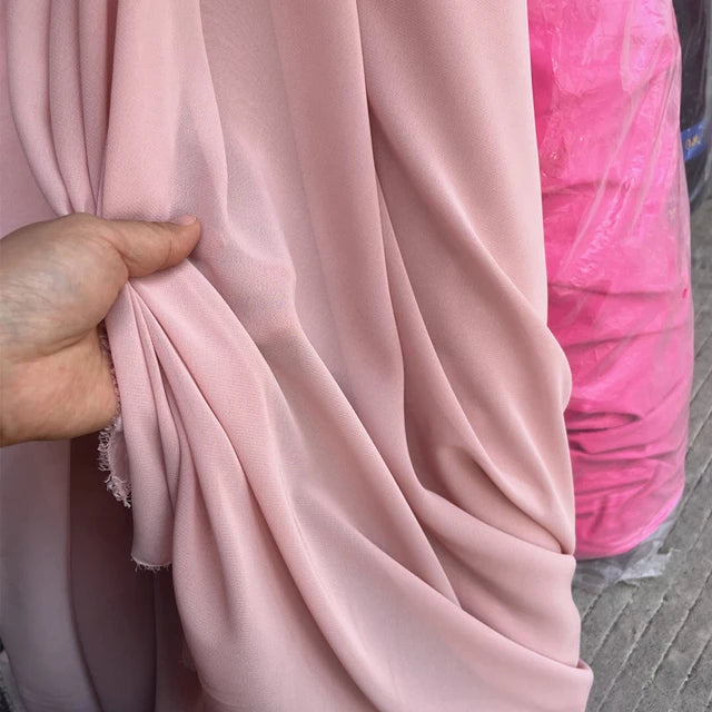Chiffon fabric for dresses, dresses, skirts, shirts, clothing, decorations and DIY sewing projects, pink and purple