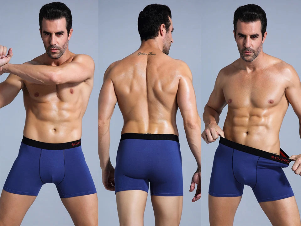 5 Stück Herren Slips Baumwolle Boxer Sexy Herren Boxershorts Unterwäsche Shorts Lose Herren Boxershorts Set Familienunterwäsche Marken