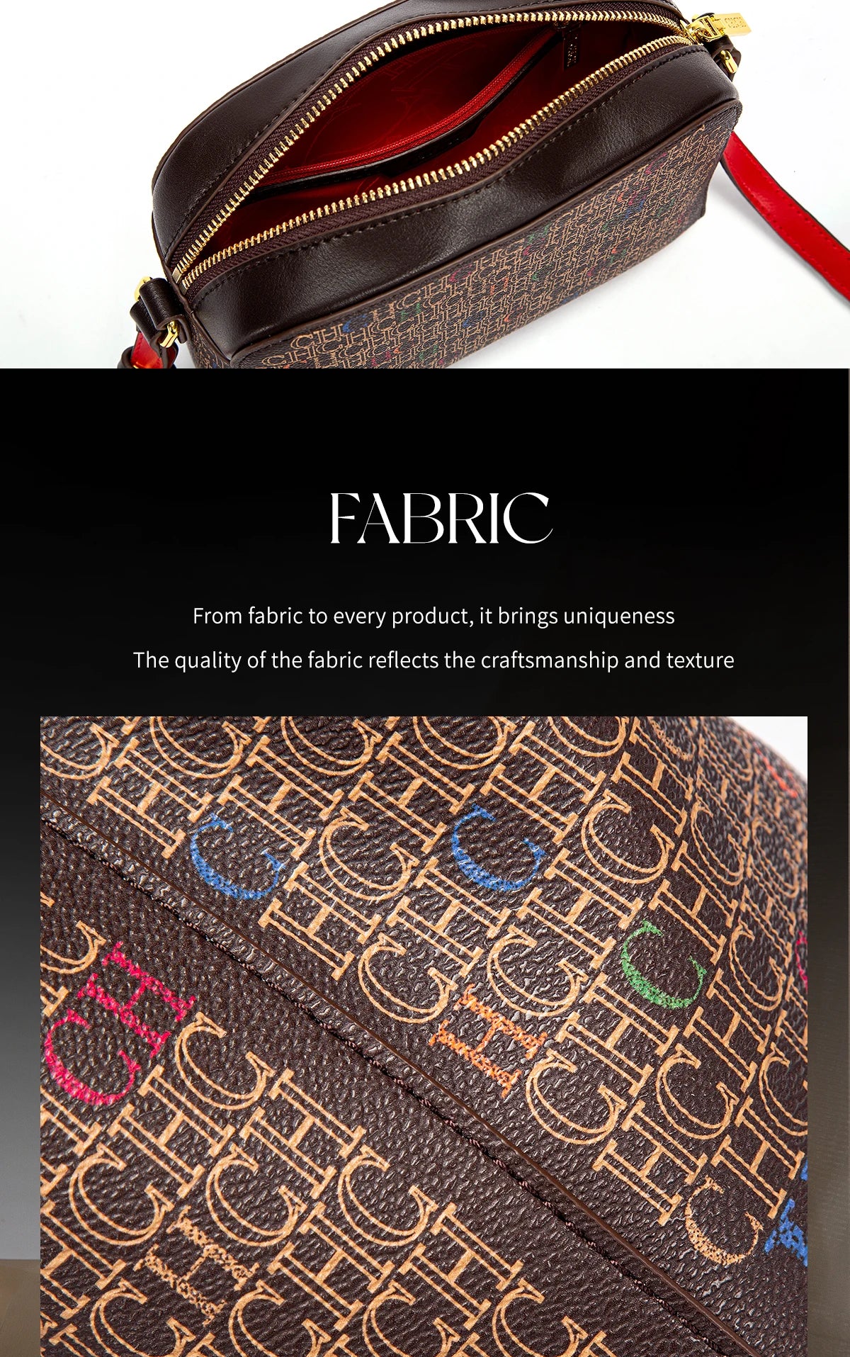Klassische Luxus-Damenhandtasche Quadratische PVC-bedruckte Umhängetasche Modische Damen-Designer-Damentasche