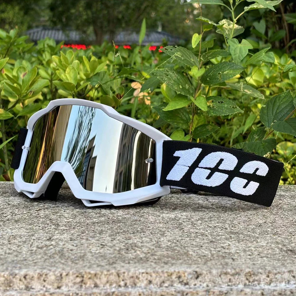 100 Motocross Brille Motorrad Sonnenbrille Herren MTB ATV Maske Winddichter Schutz Skifahren Radfahren Rennen Offroad-Brille