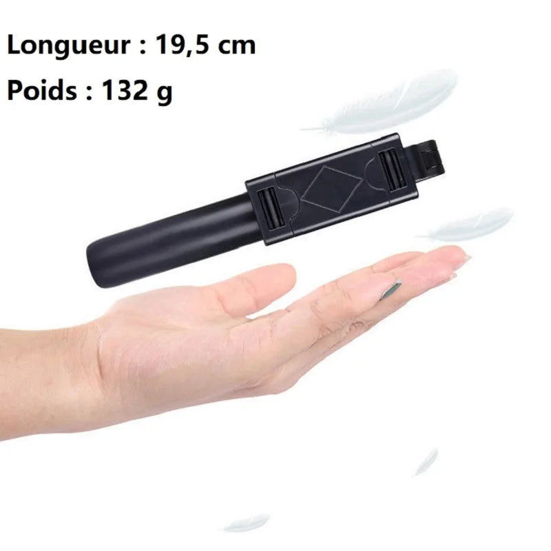 Kabelloser Bluetooth Selfie Stick Faltbares Stativ Tragbare Handy-Stative Ausziehbar für iPhone Xiaomi Huawei Phone Video Live