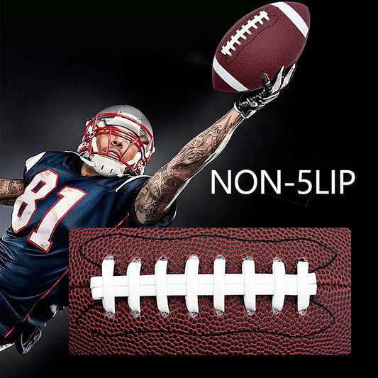21cm/8.5Inch 16p Eco-Friendly PVC Rugby Inflatable American Football Children's Leather Ball Indoor and Outdoor Sport Supplies