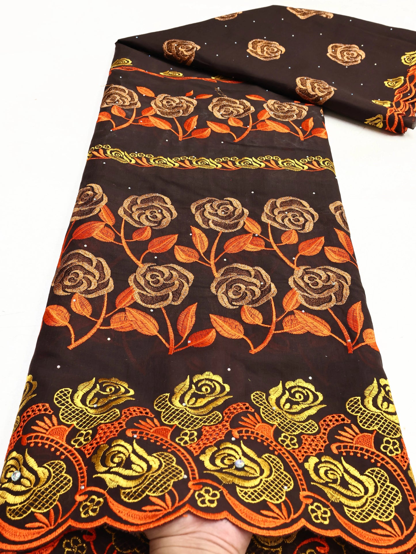 Dentelle Voile Suisse En Suisse Avec Pierres Appliquées Fleur 3D 2026 Tissu De Dentelle Africaine Super Qualité Pour Robe De Mariée En Dentelle