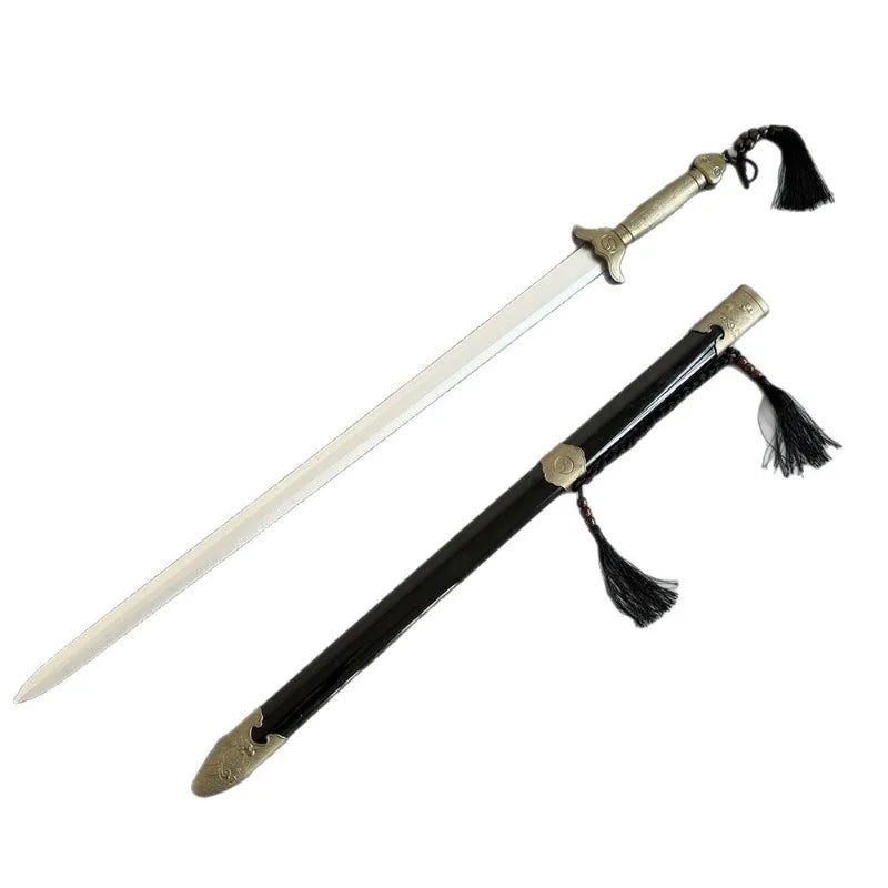 100cm/33.37in Master Sword Taiji Training Cosplay Model Katana Props Toy Sports Display Peripherals With Sheath Collectible Gift