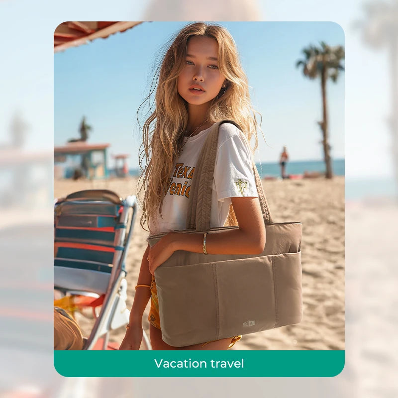 BAGSMART Tote Bag Brand Luxury 2025 Original Bags Travel Women's Bag Large Capacity School College Hand Bags for Ladies