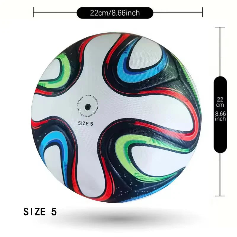 2026 Hochwertiger Fußball Offizielle Größe 5 PU-Material Nahtlos Verschleißfest Spieltraining Fußball Futbol Voetbal Bola