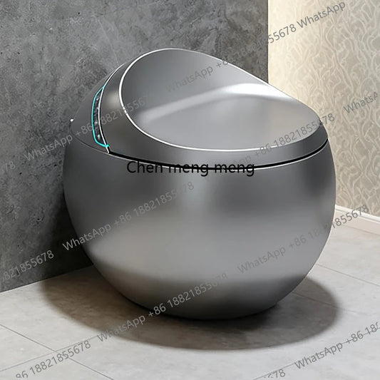 D132 Smart Toilet Bidet with Auto Flush Heated Seat Warm Water Sprayer Deodorizer Air Dryer Remote Control Intelligent LED Displ